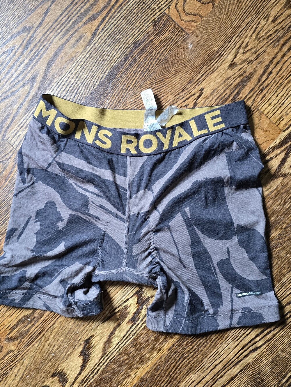 Mons Royale Merino Air-Con Bike Liner Shorts | Size Large | Merino Wool Chamois